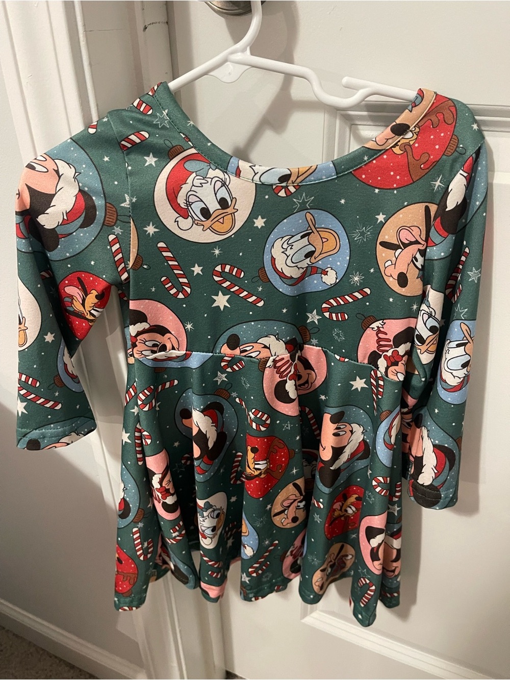 Kids Holiday Character Dress - Green